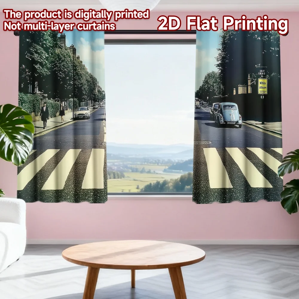 2D flat printing 2pcs Window Treatment Curtains Abbey Road Crossing(1) Digital Printed Polyester Drapes Festive Wall Decor Use
2D flat printing 2pcs Window Treatment Curtains Abbey Road Crossing(1) Digital Printed Polyester Drapes Festive Wall Decor Use