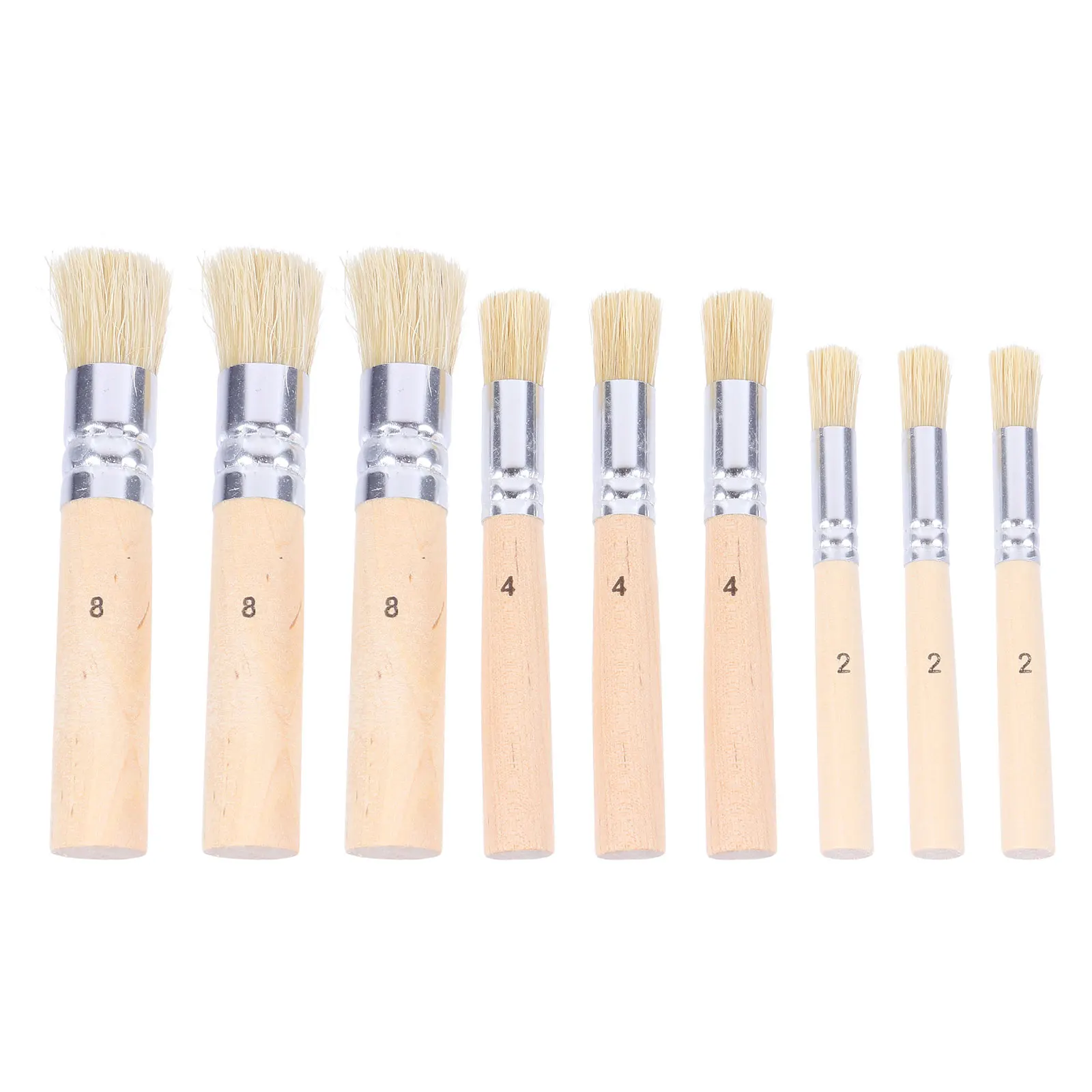 Wooden Stencil Brushes Bristle Paint Template for DIY Crafts Stenciling Oil Acrylic Watercolor Fabric Art Tools Painting
Wooden Stencil Brushes Bristle Paint Template for DIY Crafts Stenciling Oil Acrylic Watercolor Fabric Art Tools Painting