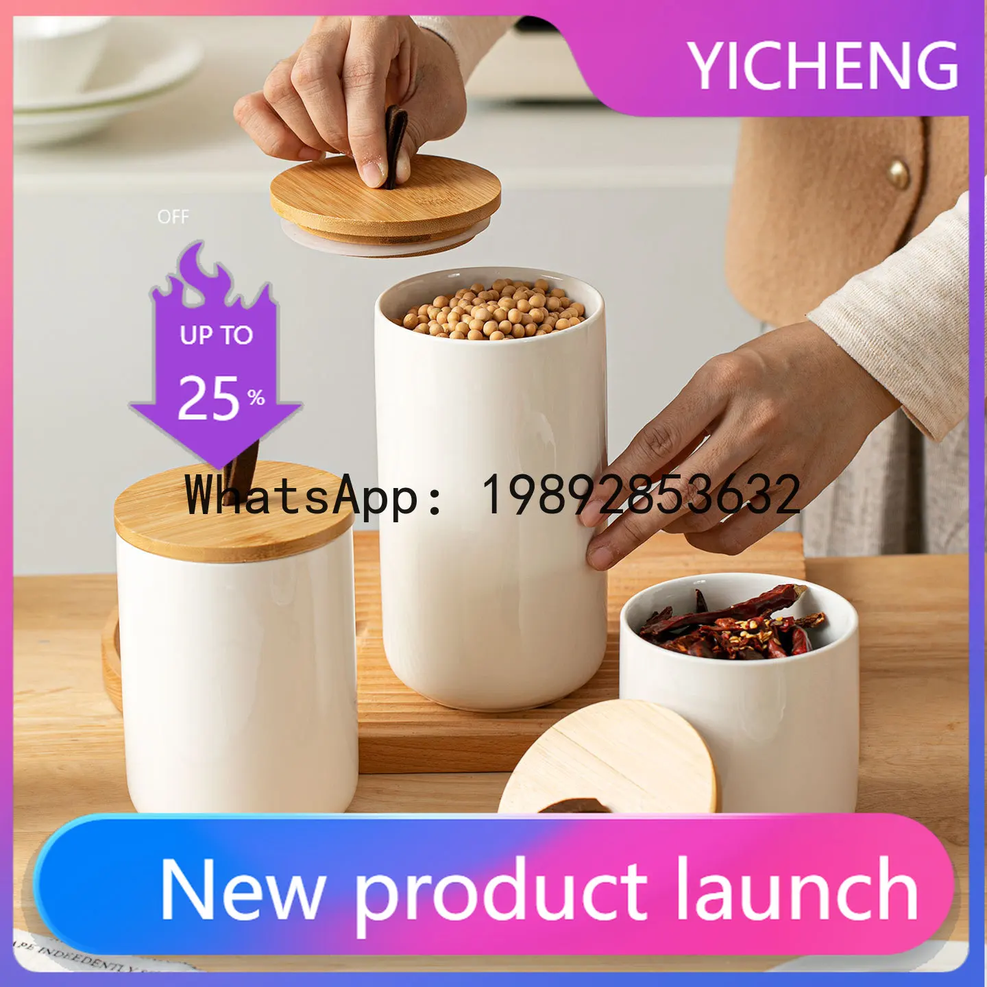 Hys ceramic storage jar sealing lid water cup lid for home food jar cup lid tea jar
Hys ceramic storage jar sealing lid water cup lid for home food jar cup lid tea jar
