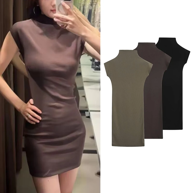 Summer New Dress Women's 2026 Fashion Elastic Knit Bag Hip Mini Party Dress Youth Chic and Comfortable Holiday Dresses
Summer New Dress Women's 2026 Fashion Elastic Knit Bag Hip Mini Party Dress Youth Chic and Comfortable Holiday Dresses