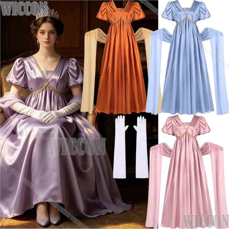 4 Colors Formal Dress Cosplay Costume Retro ourt dress 19th-century Victorian style corseted dress Woman Clothes Halloween Cos
4 Colors Formal Dress Cosplay Costume Retro ourt dress 19th-century Victorian style corseted dress Woman Clothes Halloween Cos