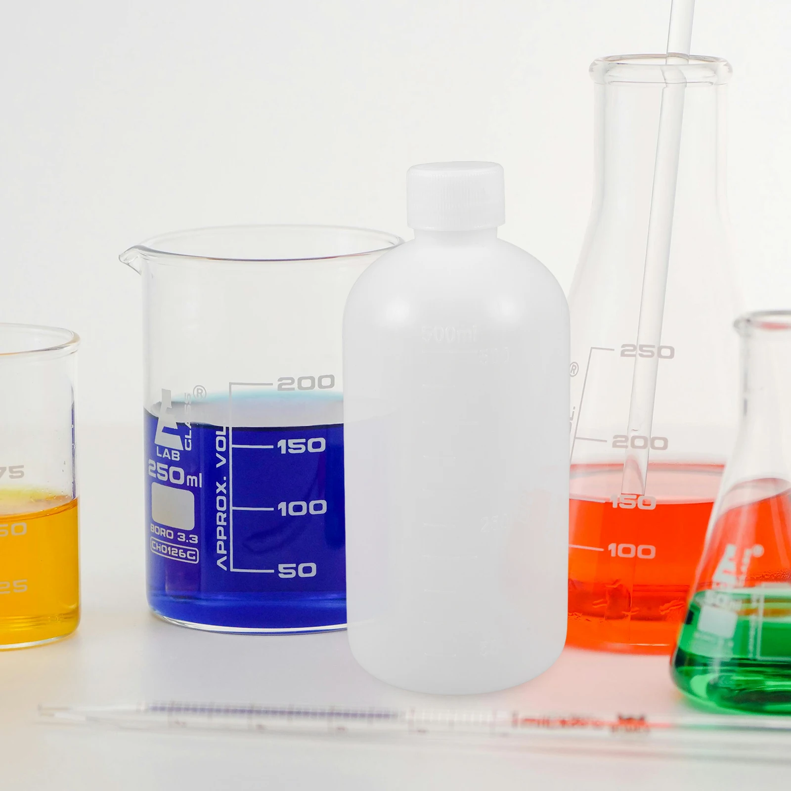 2 Pcs 20ml Reagent Bottle Plastic Lab Vial Narrow Mouth Graduated Container Chemical Dispenser Multi-use School Hospital
2 Pcs 20ml Reagent Bottle Plastic Lab Vial Narrow Mouth Graduated Container Chemical Dispenser Multi-use School Hospital