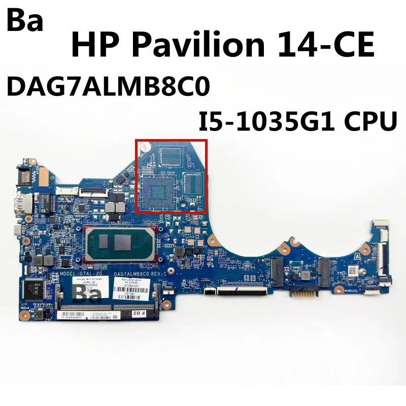 Для ноутбука HP Pavilion14-CE DAG7ALMB8C0, материнская плата, процессор SRGKL i5-1035G1, 100% тест, полностью работает
Для ноутбука HP Pavilion14-CE DAG7ALMB8C0, материнская плата, процессор SRGKL i5-1035G1, 100% тест, полностью работает