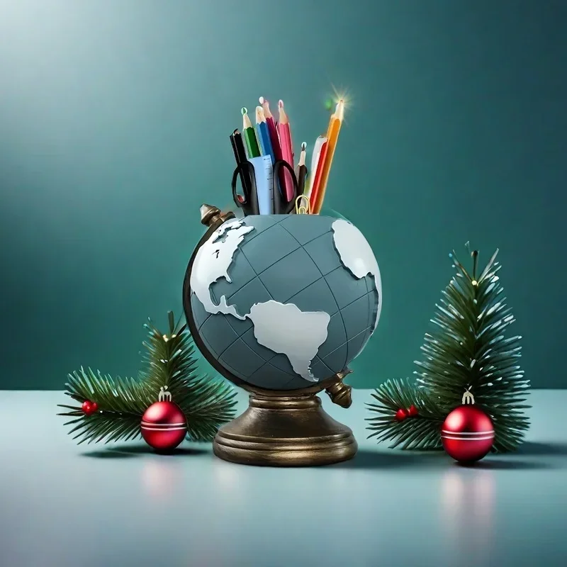 Creative Globe Pen Holder Resin Desk Organizer for Office and Home Decor Unique Geographic Pen and Pencil Storage
Creative Globe Pen Holder Resin Desk Organizer for Office and Home Decor Unique Geographic Pen and Pencil Storage