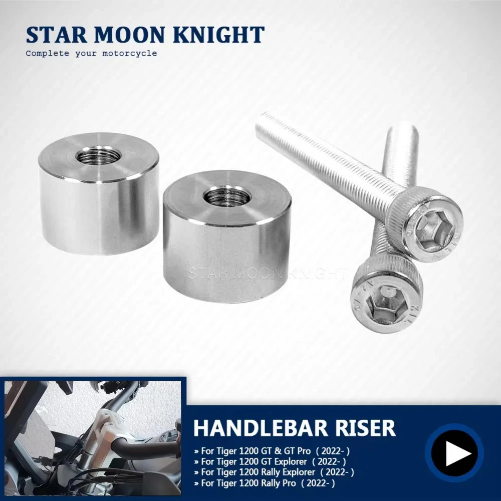 For Tiger 1200 Tiger1200 GT Pro Explorer Rally 2022 2023 - Motorcycle Handle Bar Riser Clamp Extend Handlebar Adapter Mount
For Tiger 1200 Tiger1200 GT Pro Explorer Rally 2022 2023 - Motorcycle Handle Bar Riser Clamp Extend Handlebar Adapter Mount