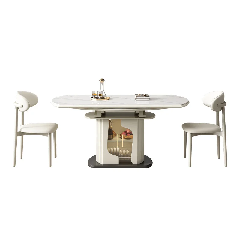 Light luxury rock slab dining table Modern simple household small apartment restaurant Retractable folding round square dining
Light luxury rock slab dining table Modern simple household small apartment restaurant Retractable folding round square dining