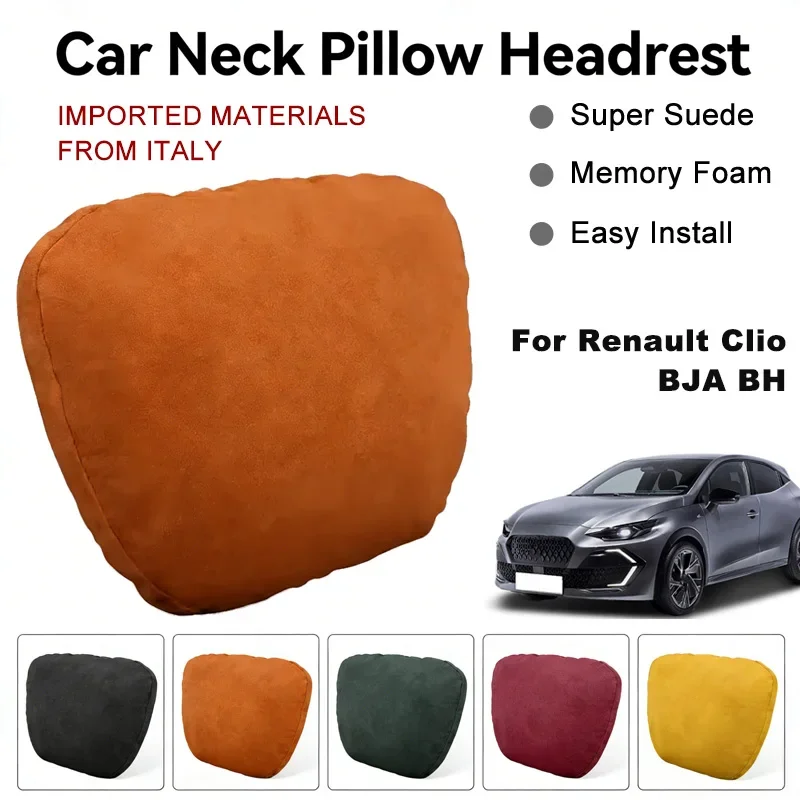 Italy Suede Car Neck Rest Pillow For Renault Clio BJA BH Seat Head Neck Support Cushion Auto Interior Accessories
Italy Suede Car Neck Rest Pillow For Renault Clio BJA BH Seat Head Neck Support Cushion Auto Interior Accessories