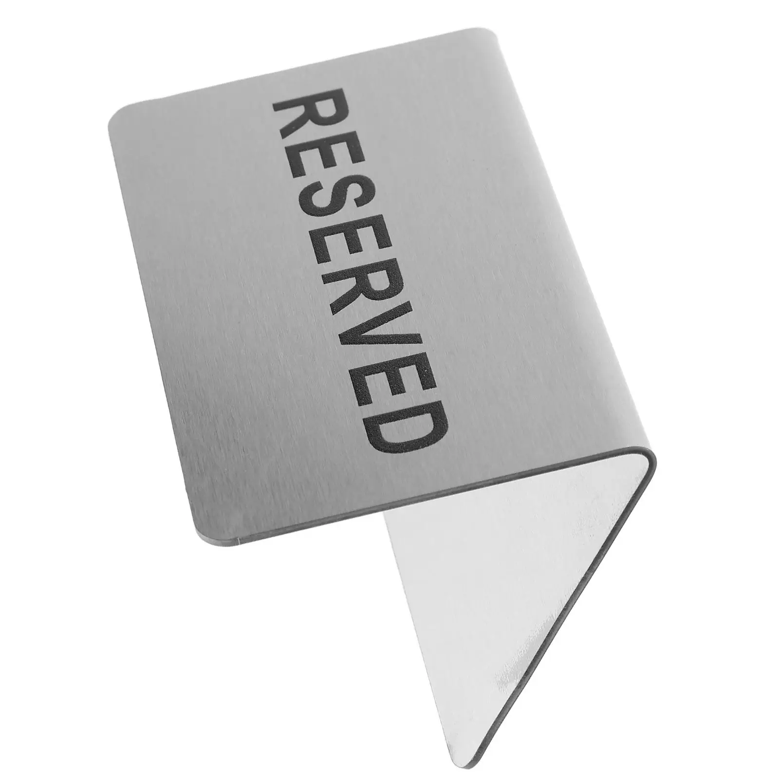 Table Booked Metal Reserved Sign Double Signs for Restaurant Tables Stainless Steel Wedding
Table Booked Metal Reserved Sign Double Signs for Restaurant Tables Stainless Steel Wedding