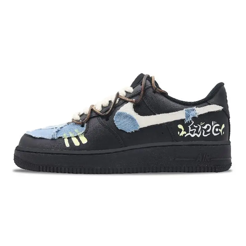 [Невероятные мужские туфли для скейтборда Nike Air Force 1 Low 07 с низким берцем, мужские черные, белые, синие
[Невероятные мужские туфли для скейтборда Nike Air Force 1 Low 07 с низким берцем, мужские черные, белые, синие