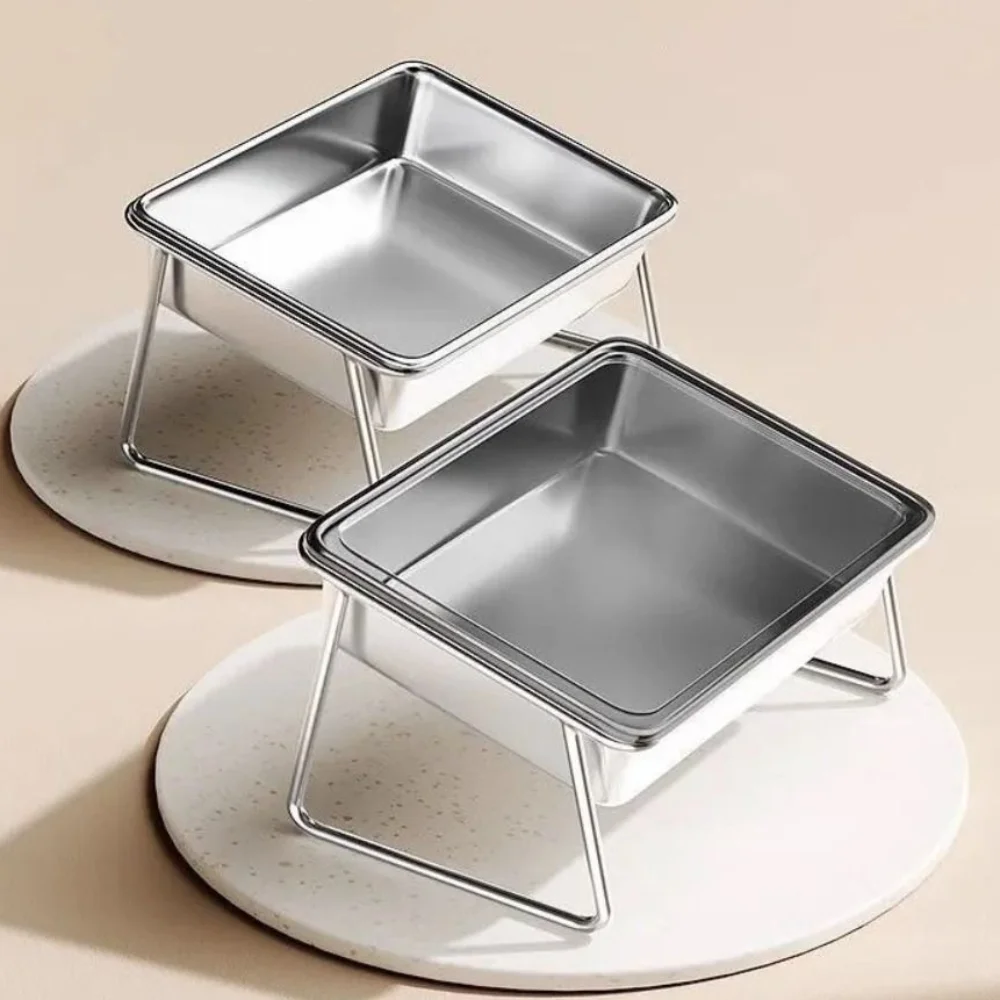 Raised Dog Food Bowls 15 Degree Inclined Neck Protection Cat Water Bowl High Rack Stainless Steel Pet Feeding Dish Pet Feeder
Raised Dog Food Bowls 15 Degree Inclined Neck Protection Cat Water Bowl High Rack Stainless Steel Pet Feeding Dish Pet Feeder