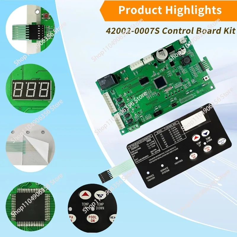 for Optimized and upgraded version, swimming pool accessories control board kit circuit board 42002-0007S product upgrade
for Optimized and upgraded version, swimming pool accessories control board kit circuit board 42002-0007S product upgrade