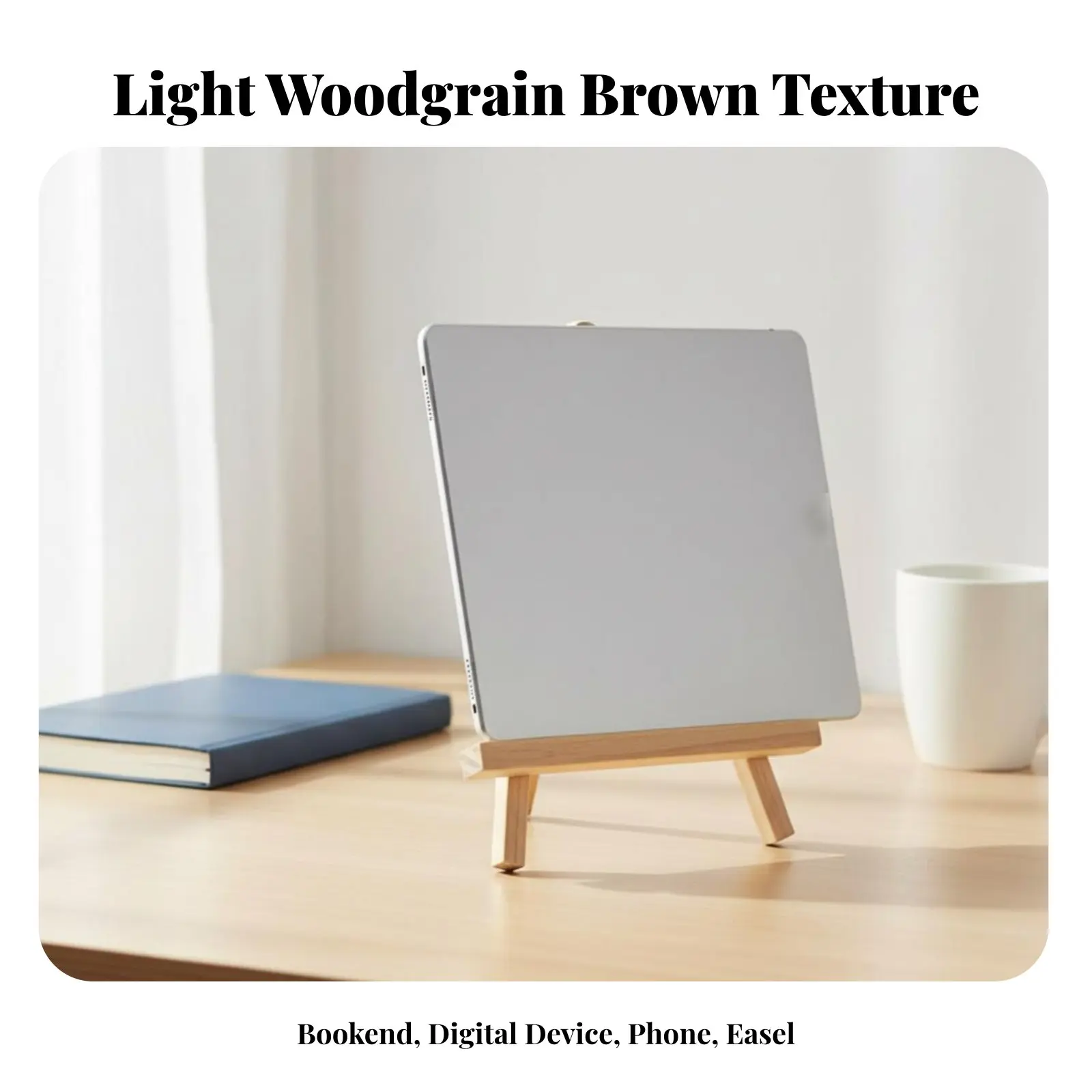 Foldable Bookrest Multi-Functional Adjustable Perusing Stand Handscomplimentary Viewing Stable Base for Readers, Students