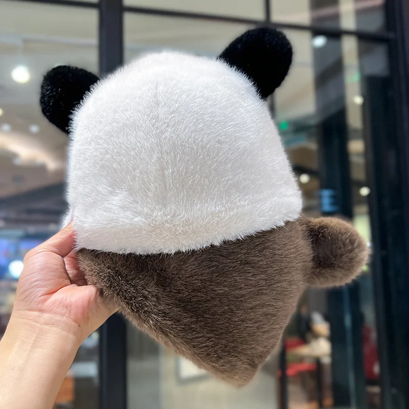 Japanese Cute Bear Ears Plush Pullover Hat Women's Autumn and Winter Thickened Warm Imitation Mink Hair Dome Beanie Bonnet
Japanese Cute Bear Ears Plush Pullover Hat Women's Autumn and Winter Thickened Warm Imitation Mink Hair Dome Beanie Bonnet