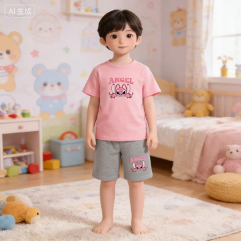 T Shirt Boy Girl Summer 3-12 Age New Model Cartoon Short Sleeve+Shorts Comfortable Breathable Children Sportswear Casual 2 Piece
T Shirt Boy Girl Summer 3-12 Age New Model Cartoon Short Sleeve+Shorts Comfortable Breathable Children Sportswear Casual 2 Piece