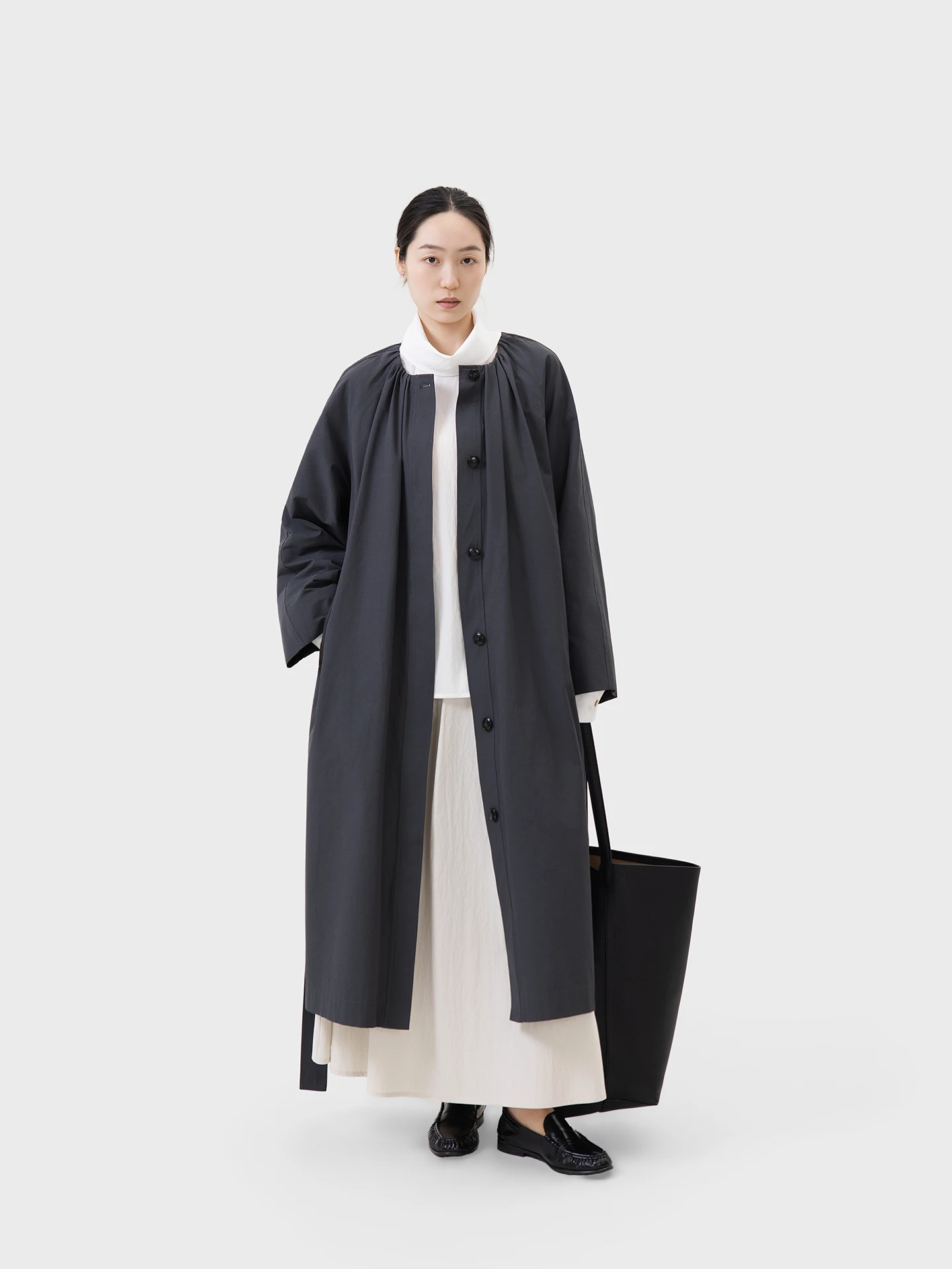 Long Sve Long Coat Seei Brand Dstring Flower Bud Collar Breathable Women's Spring Faion Cotton Polyester Blend
Long Sve Long Coat Seei Brand Dstring Flower Bud Collar Breathable Women's Spring Faion Cotton Polyester Blend