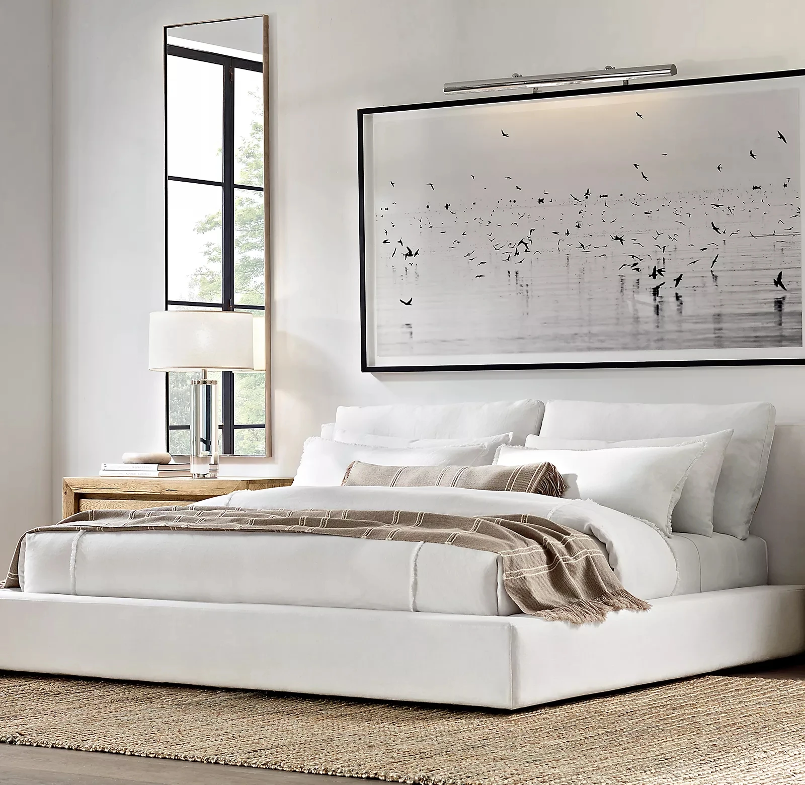 !@Fabric Platform Bed Bedroom Furniture Bed Double Bed
!@Fabric Platform Bed Bedroom Furniture Bed Double Bed