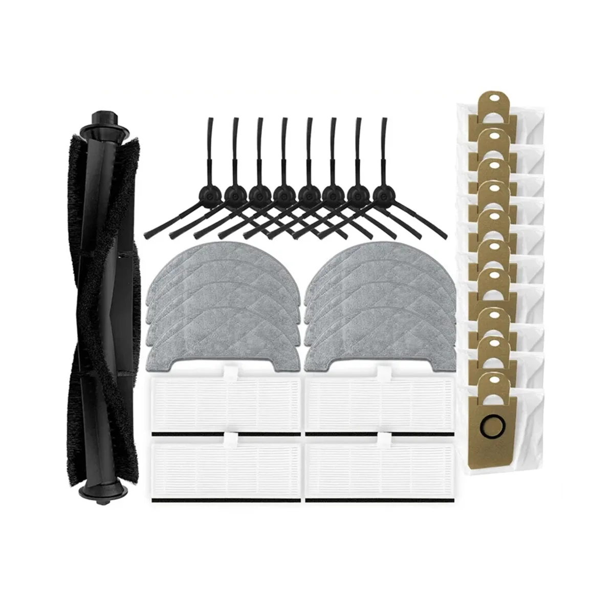 For L11 L11 Pro Robot Vacuum Cleaner Spare Part Main Spin Edge Side Brush Hepa Filter Mop Cloth Dust Bag Kit
For L11 L11 Pro Robot Vacuum Cleaner Spare Part Main Spin Edge Side Brush Hepa Filter Mop Cloth Dust Bag Kit