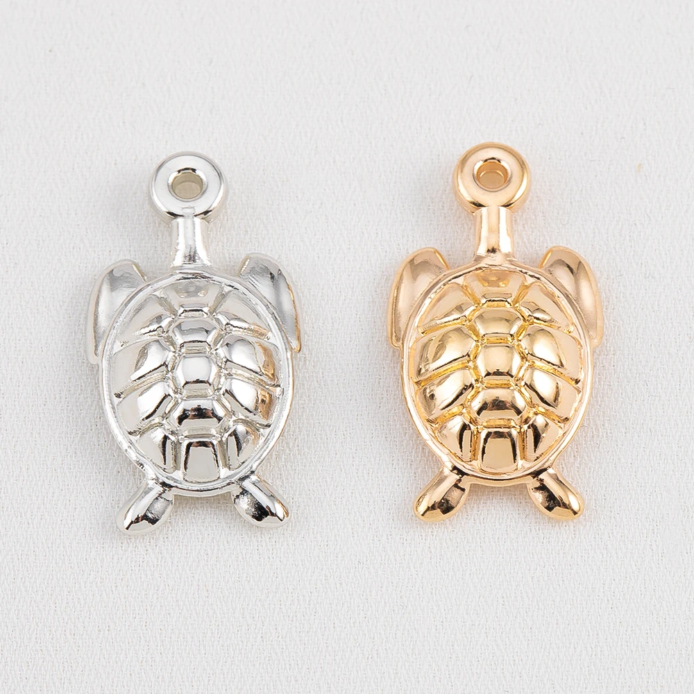 50pcs/bag Metallic CCB Plastic Sea Turtle Pendant For DIY Minimalist Style Bracelet Necklace Ocean Theme Charms Jewelry Findings
50pcs/bag Metallic CCB Plastic Sea Turtle Pendant For DIY Minimalist Style Bracelet Necklace Ocean Theme Charms Jewelry Findings