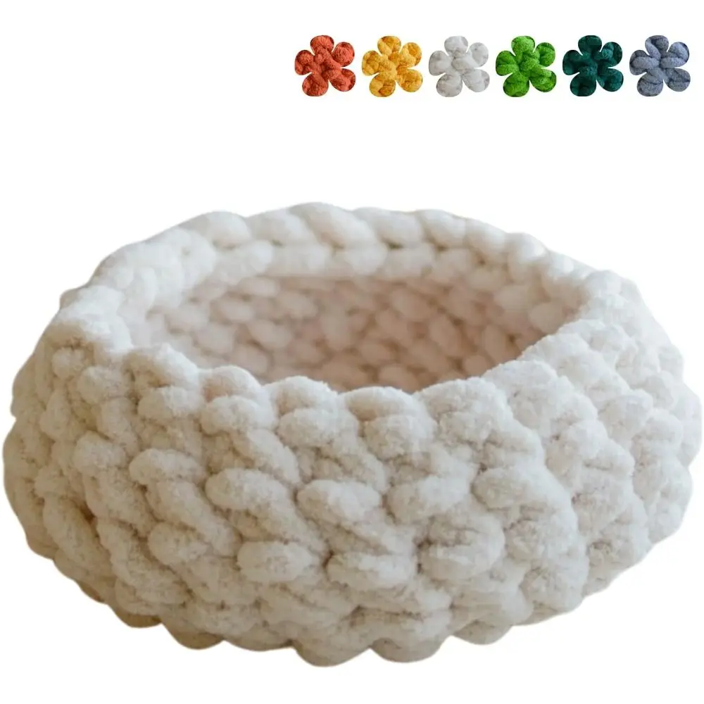 Luxury Woven Round Cat Bed - Washable Warm Cave for Indoor Cats, Suitable for Small to Large Breeds, Cloud White, Large Size
Luxury Woven Round Cat Bed - Washable Warm Cave for Indoor Cats, Suitable for Small to Large Breeds, Cloud White, Large Size