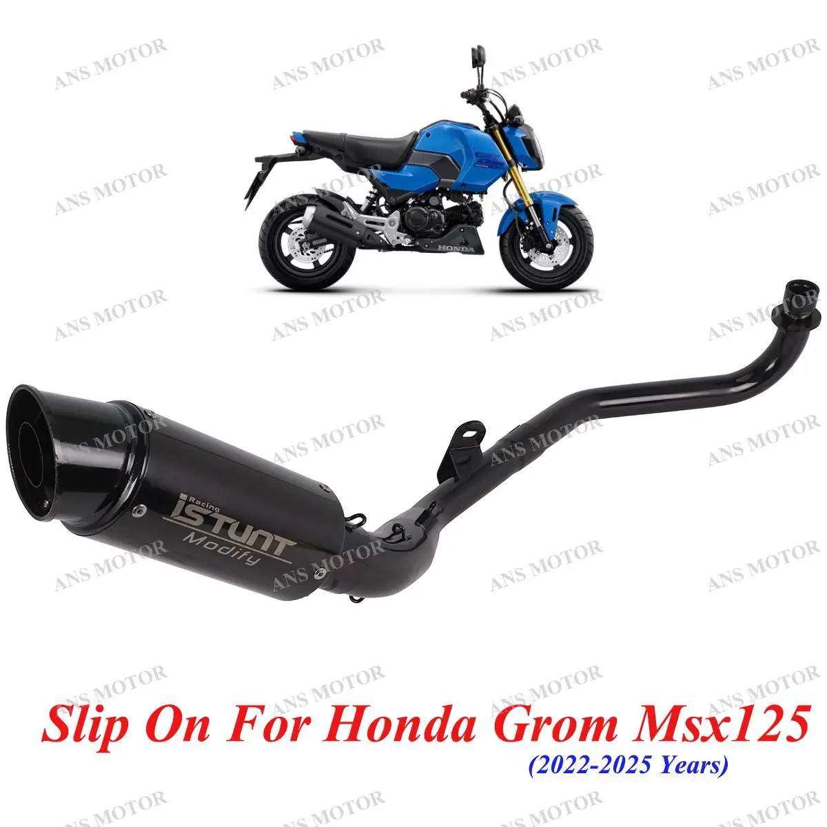 For Honda Grom Msx125 2013-2021 Complete Exhaust System Motorcycle Exhaust Slip On Muffler Baffle
For Honda Grom Msx125 2013-2021 Complete Exhaust System Motorcycle Exhaust Slip On Muffler Baffle