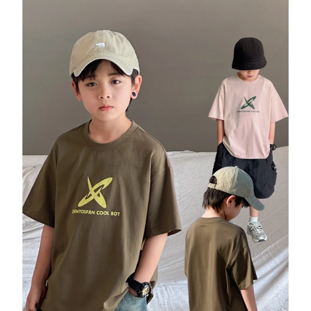 2024 Summer Hot Sale Boys and Girls Short-sleeved Cotton Fashion Print T-shirt Children's Korean Children's Clothing Wholesale
2024 Summer Hot Sale Boys and Girls Short-sleeved Cotton Fashion Print T-shirt Children's Korean Children's Clothing Wholesale
