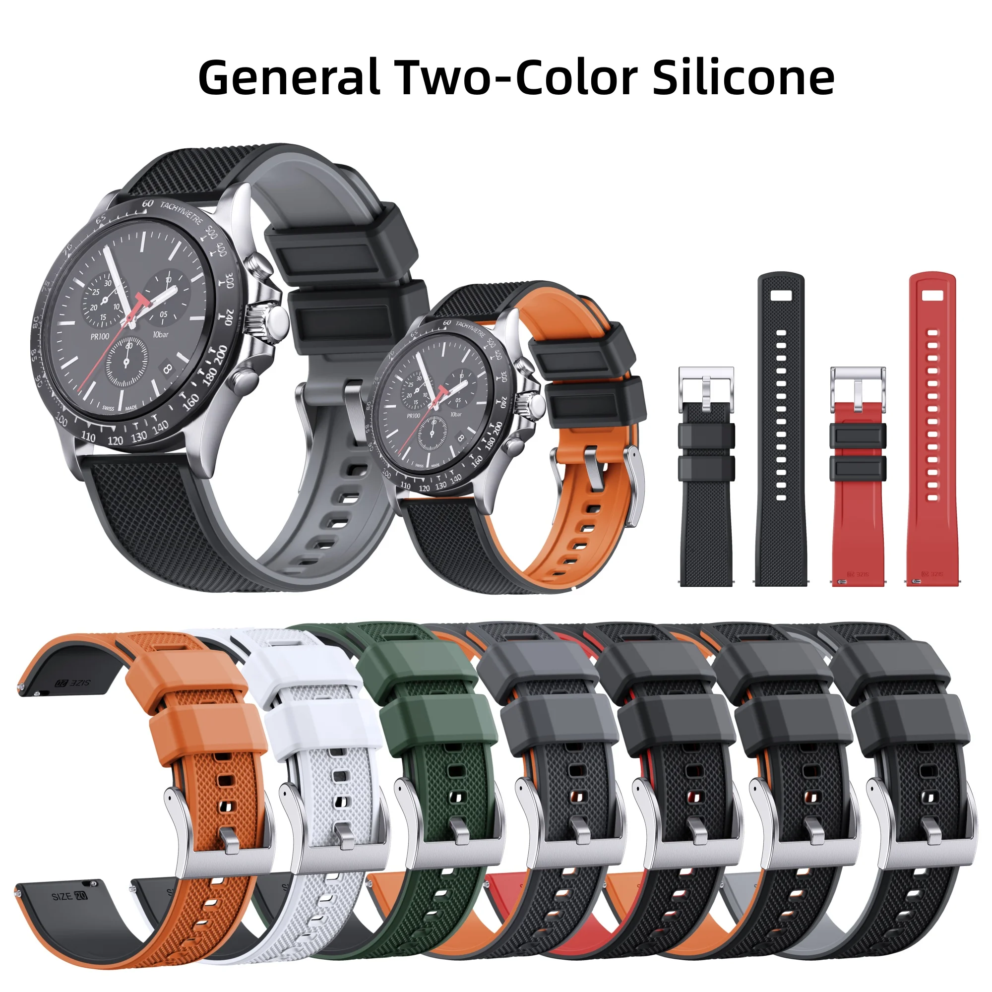 Общий силиконовый ремешок для Suunto 9/9 Baro/9, силикон, 18,20,22,24 мм, спортивный ремешок для часов.
Общий силиконовый ремешок для Suunto 9/9 Baro/9, силикон, 18,20,22,24 мм, спортивный ремешок для часов.