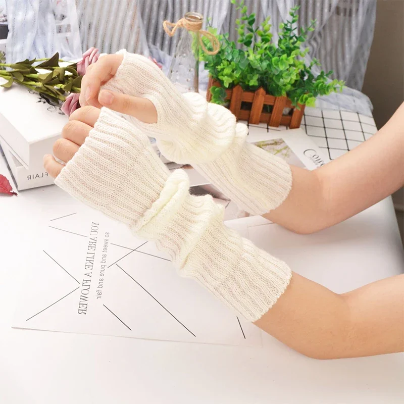 Long Fingerless Gloves Winter Warmer Knitted Arm Sleeve Fine Casual Soft Sleeve Fingerless Gloves Soft Warm Mitten Elbow Mittens
Long Fingerless Gloves Winter Warmer Knitted Arm Sleeve Fine Casual Soft Sleeve Fingerless Gloves Soft Warm Mitten Elbow Mittens