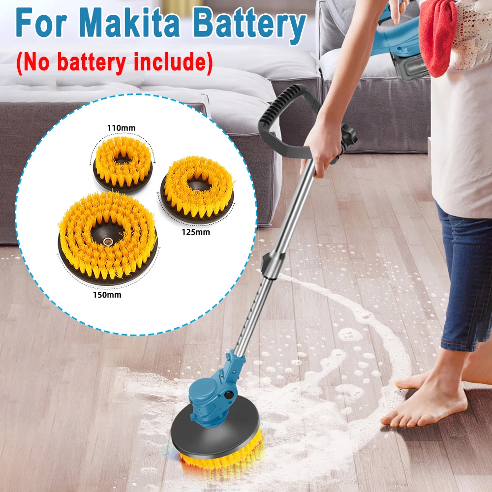 Cordless Handheld Electric Cleaning Brush for Makita Battery Extendable Shaft for Floor Cleaning Sweeping, No need to bend over
Cordless Handheld Electric Cleaning Brush for Makita Battery Extendable Shaft for Floor Cleaning Sweeping, No need to bend over