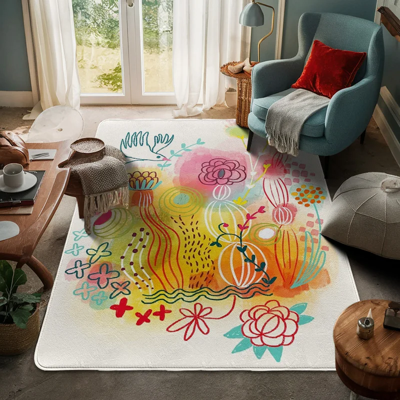 Geometric Illustration Door Mat Morandi Color Non-Slip Floor Mat Bedroom Bedside Carpet Living Room Cafe Decoration
Geometric Illustration Door Mat Morandi Color Non-Slip Floor Mat Bedroom Bedside Carpet Living Room Cafe Decoration