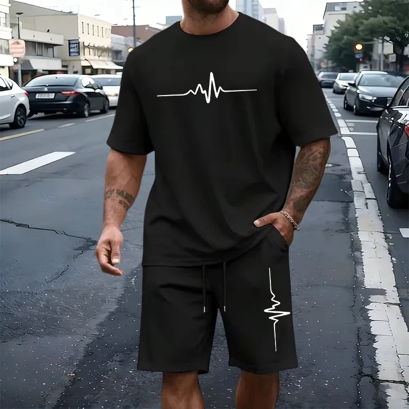 Print Mens T-Shirt Tracksuit Casual Jogging Sportswear Outdoor Running Sports Adult Clothes Summer O Neck Short Sleeves Shorts
Print Mens T-Shirt Tracksuit Casual Jogging Sportswear Outdoor Running Sports Adult Clothes Summer O Neck Short Sleeves Shorts