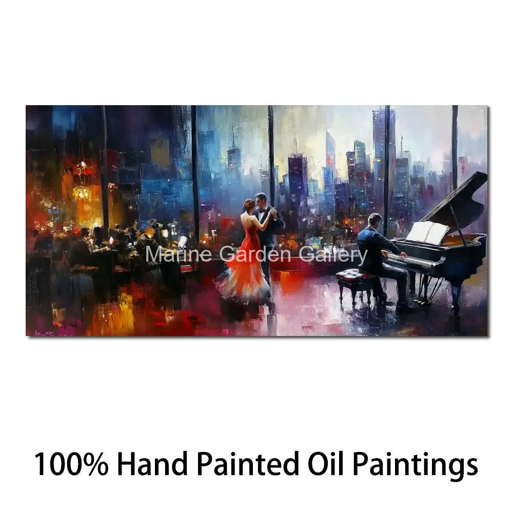 Contemporary Abstract Canvas Art Handmade Landscape Artwork Cityscape Oil Painting Modern Pub Bar Decor Textured Large
Contemporary Abstract Canvas Art Handmade Landscape Artwork Cityscape Oil Painting Modern Pub Bar Decor Textured Large