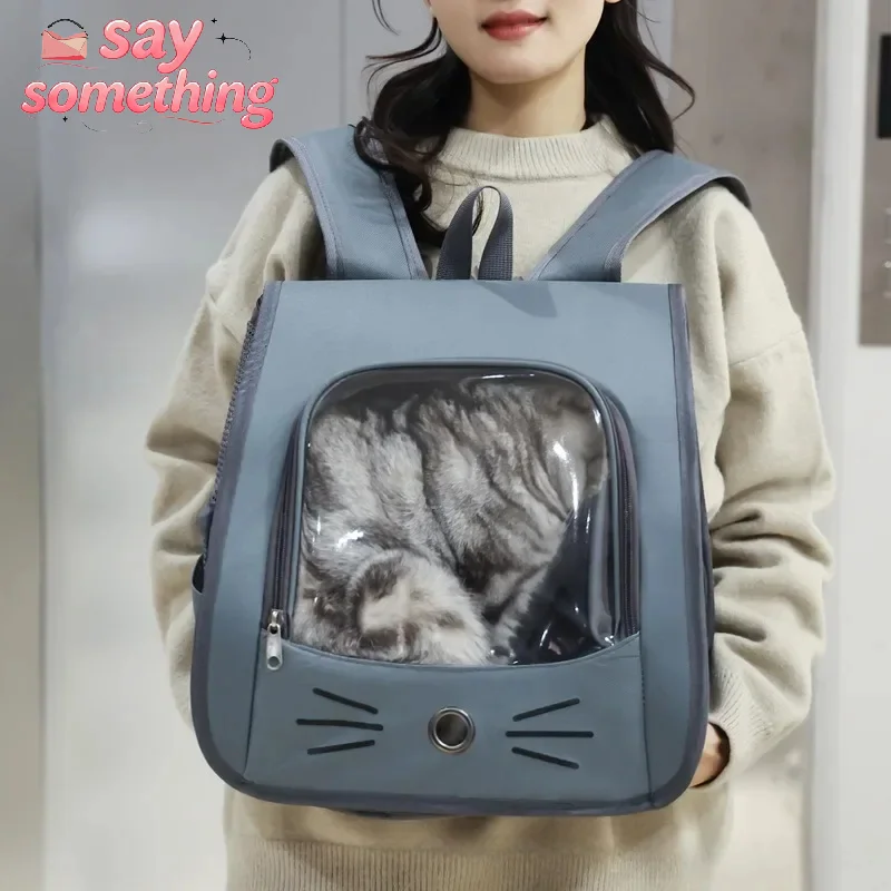 Outdoor Travel Backpack Transparent Pet Cat Carrier Bag Ventilate Cat Backpack Breathable Portable Shoulders Bag Travel Bag
Outdoor Travel Backpack Transparent Pet Cat Carrier Bag Ventilate Cat Backpack Breathable Portable Shoulders Bag Travel Bag