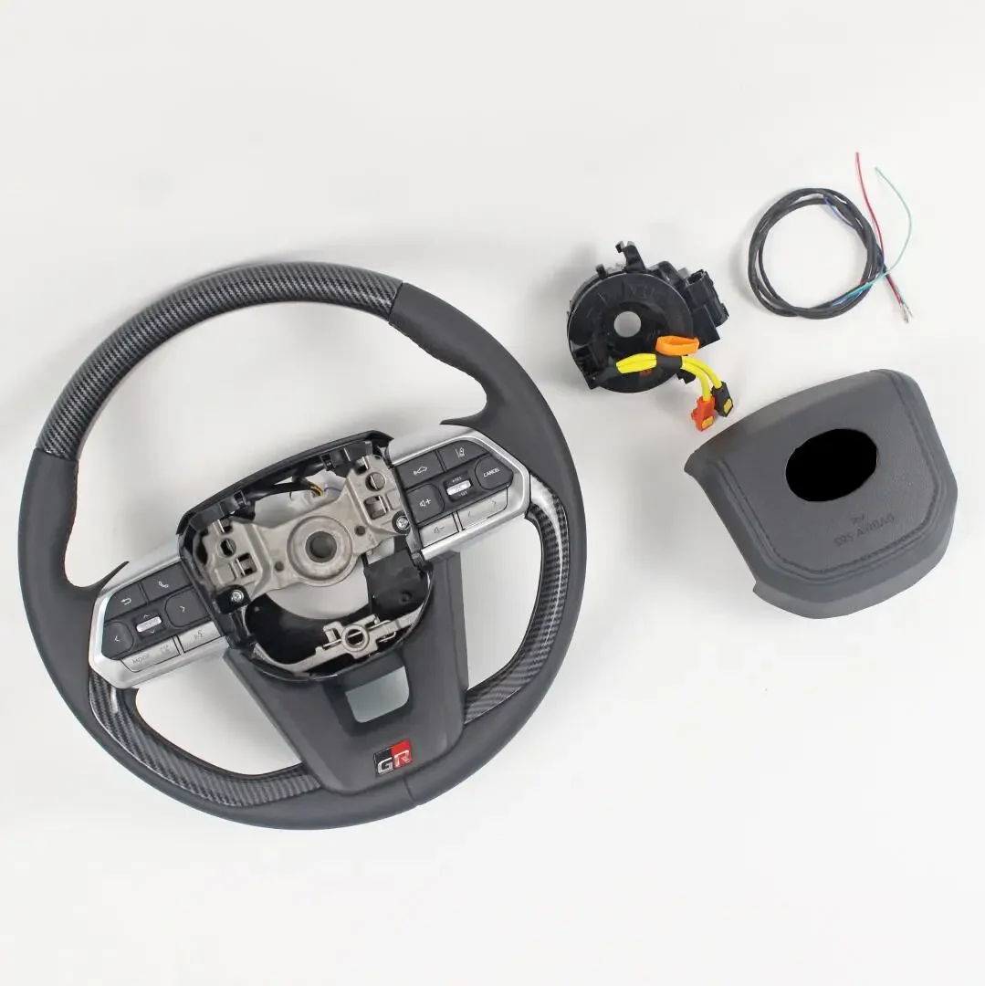 GR Carbon Fiber Steering Wheel Set Replacement For Toy ota Land Cruiser 70 Series LC70 LC76 LC79 Accessories 
GR Carbon Fiber Steering Wheel Set Replacement For Toy ota Land Cruiser 70 Series LC70 LC76 LC79 Accessories