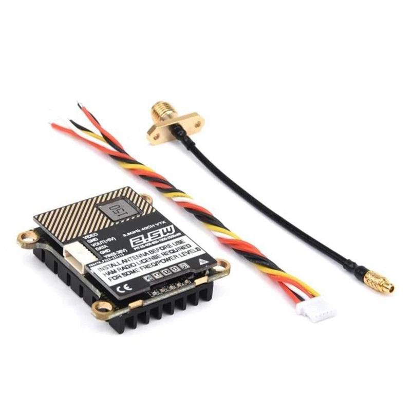 5.8G 40CH 2.5W 2500MW Image Transmission For RC Fixed Wing FPV Long Rang Racing Drone Easy Install
5.8G 40CH 2.5W 2500MW Image Transmission For RC Fixed Wing FPV Long Rang Racing Drone Easy Install