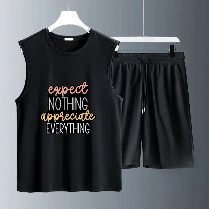 2025 мужской легкий тонкий повседневный комплект с жилетом, летняя одежда, дышащие удобные модные спортивные футболки + шорты, комплект из двух предметов
2025 мужской легкий тонкий повседневный комплект с жилетом, летняя одежда, дышащие удобные модные спортивные футболки + шорты, комплект из двух предметов