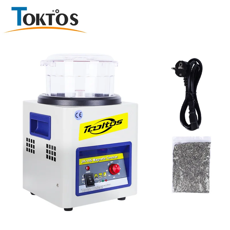 TOKTOS JH-185 180mm Magnetic Rotary Polisher - Jewelry Making Tool for Gold Silver Deburring & Finishing
TOKTOS JH-185 180mm Magnetic Rotary Polisher - Jewelry Making Tool for Gold Silver Deburring & Finishing