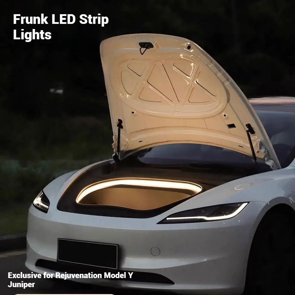 EVSTUDIO Tesla Model Y Juniper / Model Y Frunk Light Led Strip Lights Tesla Front Trunk Ambient Lights Tesstudio
EVSTUDIO Tesla Model Y Juniper / Model Y Frunk Light Led Strip Lights Tesla Front Trunk Ambient Lights Tesstudio