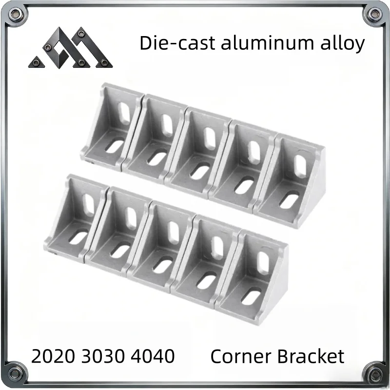 Corner Bracket 2020 3030 4040 Aluminum Profile Extrusion Connector Accessories Fastener Parts Fittings for 3d Printer DIY CNC
Corner Bracket 2020 3030 4040 Aluminum Profile Extrusion Connector Accessories Fastener Parts Fittings for 3d Printer DIY CNC