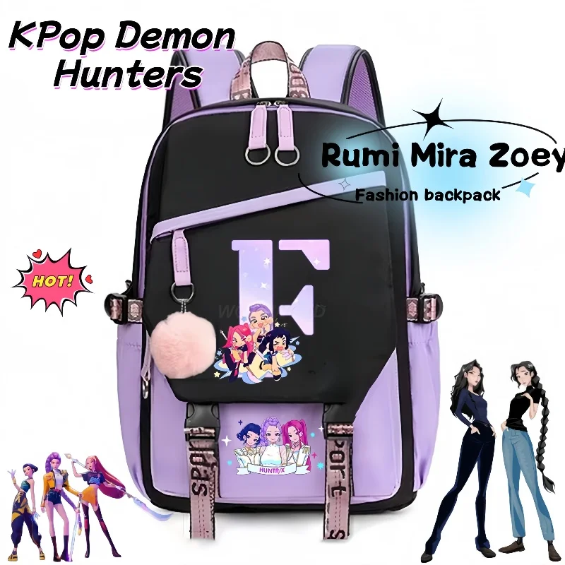 Рюкзак KPop Demon Hunters Rumi с мультяшным принтом в стиле аниме, модная студенческая сумка большой вместимости для мужчин и женщин, подарок на день рождения
Рюкзак KPop Demon Hunters Rumi с мультяшным принтом в стиле аниме, модная студенческая сумка большой вместимости для мужчин и женщин, подарок на день рождения