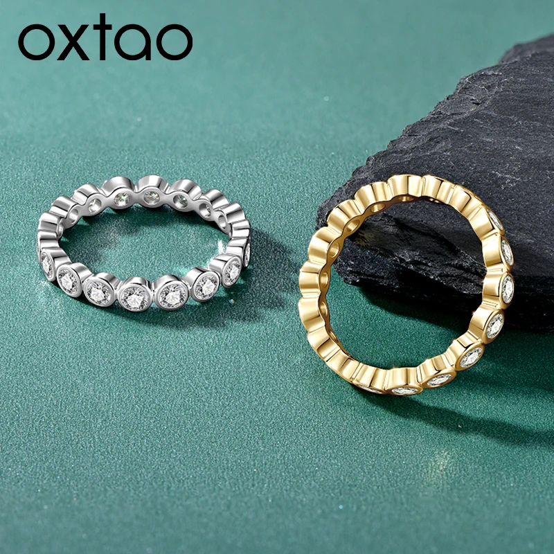 OXTAO 3.0mm D VVS1 Certified Moissanite Eternal Ring for Women 14K Gold Filled Stackable Jewelry Ring Wedding Anniversary Gift
OXTAO 3.0mm D VVS1 Certified Moissanite Eternal Ring for Women 14K Gold Filled Stackable Jewelry Ring Wedding Anniversary Gift