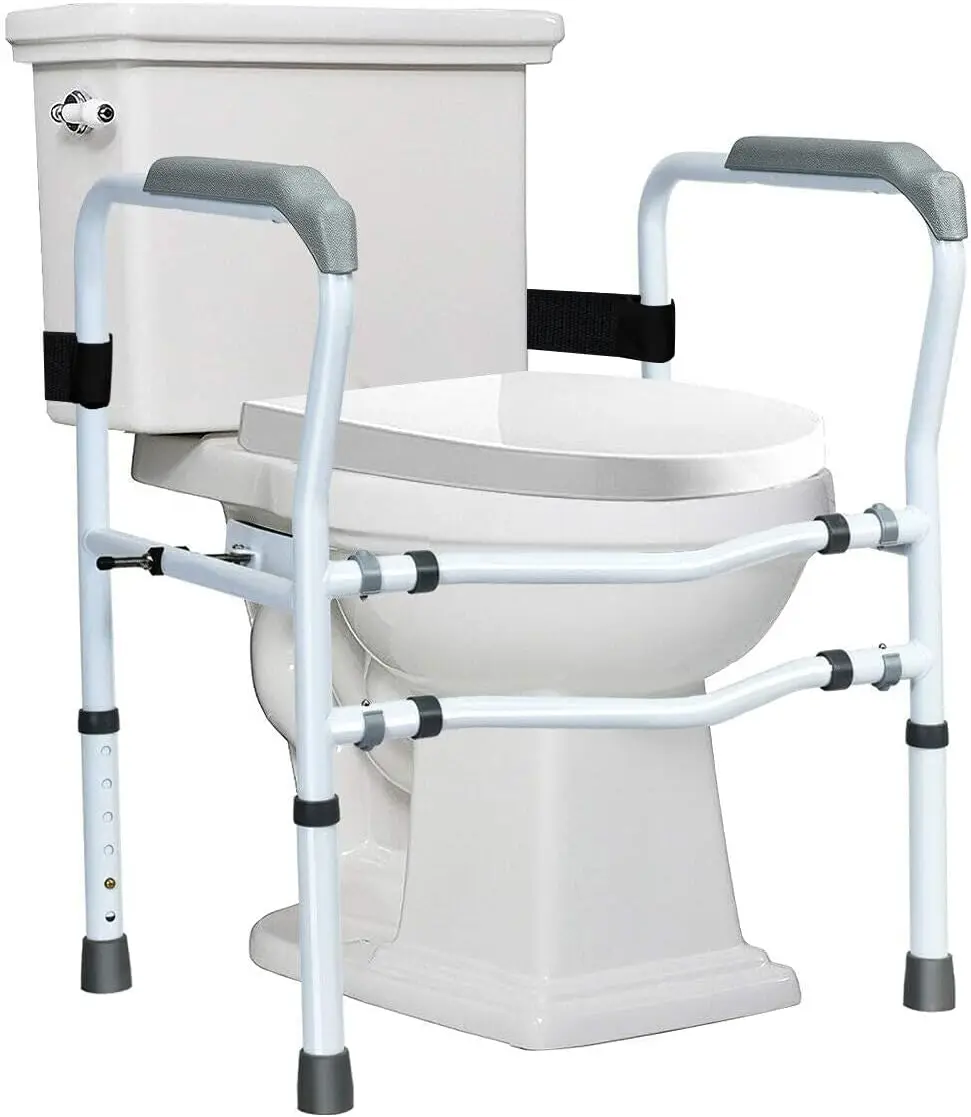 Adjustable Toilet Safety Rail, 300 LBS Capacity, Free Standing Handrail for Elderly & Disabled
Adjustable Toilet Safety Rail, 300 LBS Capacity, Free Standing Handrail for Elderly & Disabled