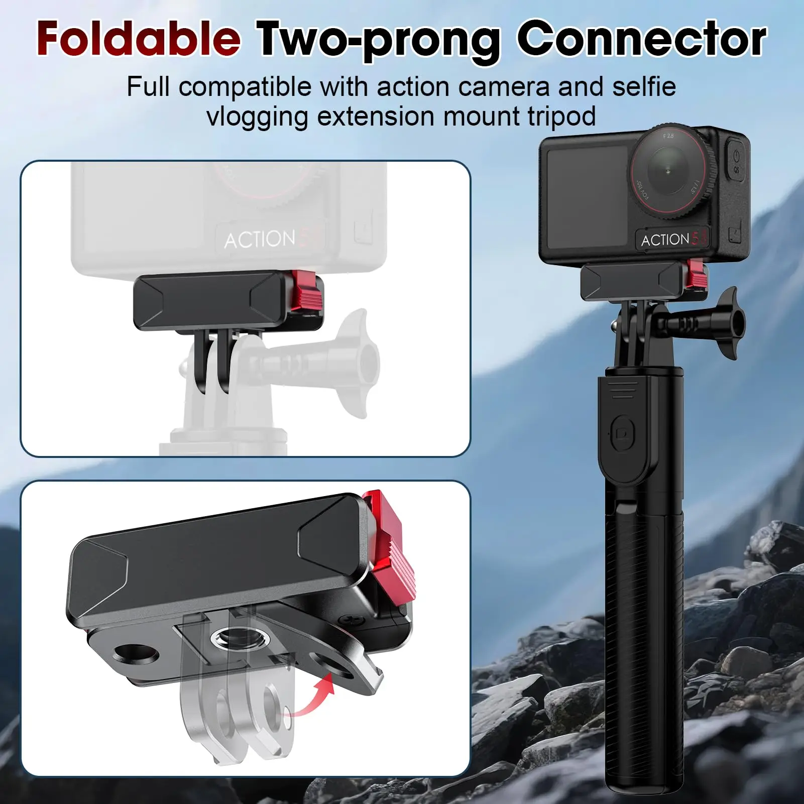 For DJI Osmo Nano/Action 6 Two-claw Magnetic Quick Release Base Mount DJI Action 6/Nano Expansion Adapter Bracket Accessories
For DJI Osmo Nano/Action 6 Two-claw Magnetic Quick Release Base Mount DJI Action 6/Nano Expansion Adapter Bracket Accessories