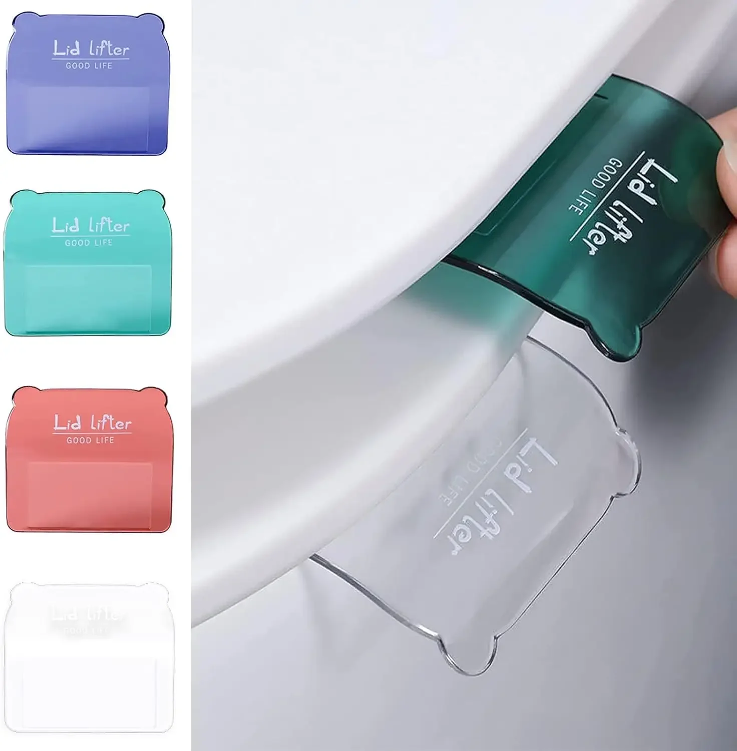 4 Pack Toilet Seat Lifter Opener, Avoid Touching Cover Handle, Toilet Lid Cover Lifter, Practical Seat Handle Lifter
4 Pack Toilet Seat Lifter Opener, Avoid Touching Cover Handle, Toilet Lid Cover Lifter, Practical Seat Handle Lifter