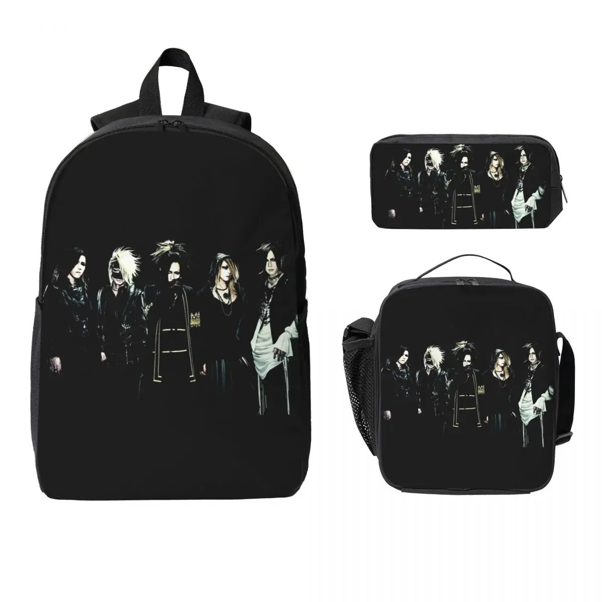 Japan Rock The Gazette Band Backpack Boys Girls BookBag School Bag Laptop Shoulder Bags 3ps Insulated Lunch Bag Pencil Case
Japan Rock The Gazette Band Backpack Boys Girls BookBag School Bag Laptop Shoulder Bags 3ps Insulated Lunch Bag Pencil Case