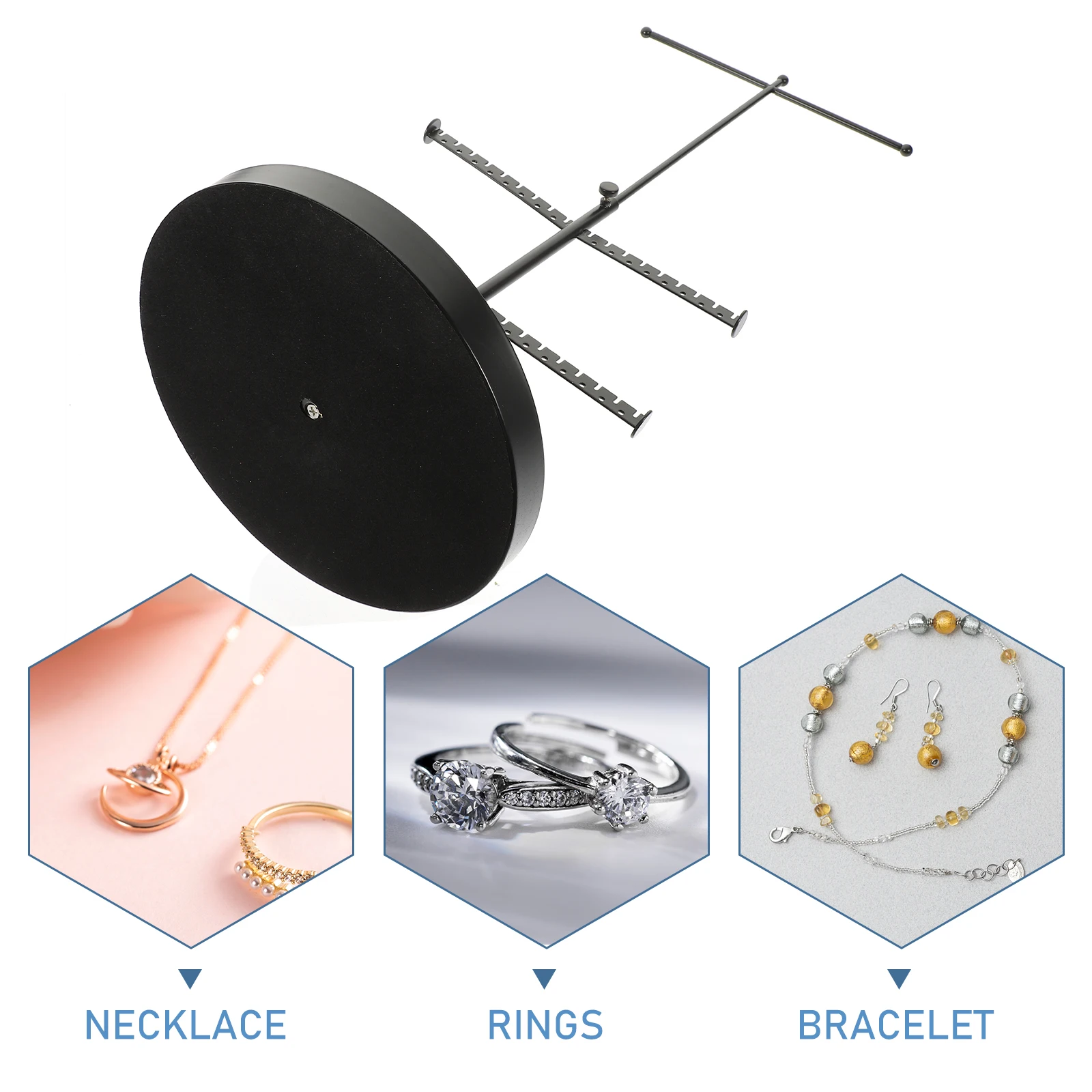 Iron Jewelry Necklace Display Racks Storage Display Rack Tray Black Color 3 Layers Organizer Tabletop Home Decor
Iron Jewelry Necklace Display Racks Storage Display Rack Tray Black Color 3 Layers Organizer Tabletop Home Decor