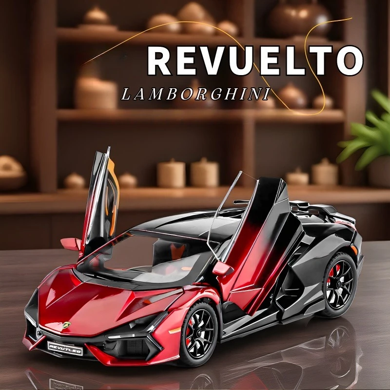 1:24 Lamborghini Revuelto High Simulation Diecast Metal Alloy Model car Sound Light Pull Back Collection Kids Toy Gifts
1:24 Lamborghini Revuelto High Simulation Diecast Metal Alloy Model car Sound Light Pull Back Collection Kids Toy Gifts