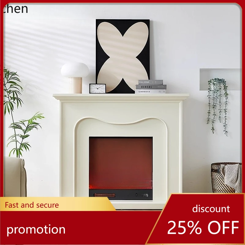 HXL Decorative Cabinet Cream Style Fireplace Electronic Core Home Living Room Decoration
HXL Decorative Cabinet Cream Style Fireplace Electronic Core Home Living Room Decoration