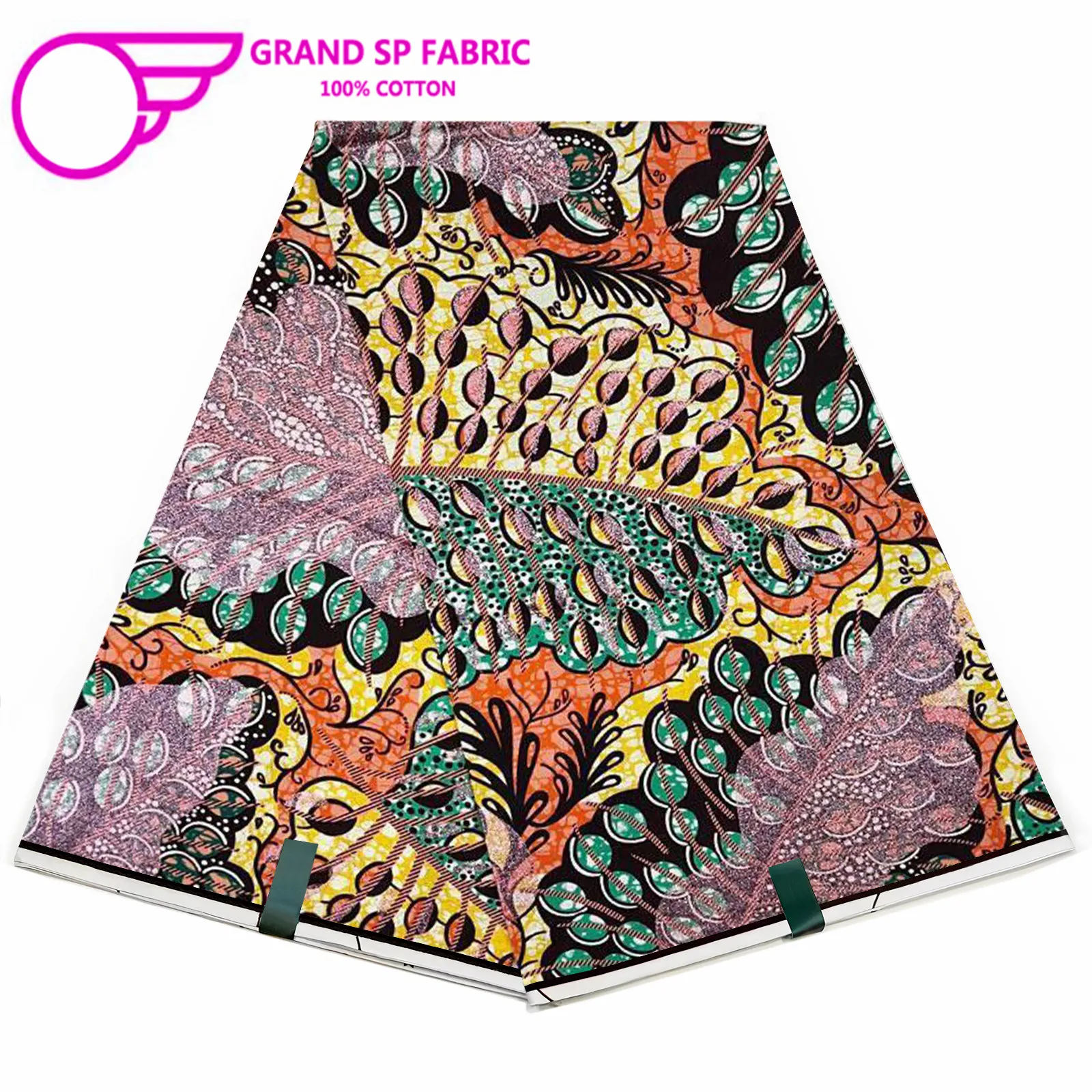 Grand Super Fabric 100% Cotton African Wax Fabric High Quality Wax Print Ankara Fabric For Sewing 6yards Women Fabric VL17
Grand Super Fabric 100% Cotton African Wax Fabric High Quality Wax Print Ankara Fabric For Sewing 6yards Women Fabric VL17