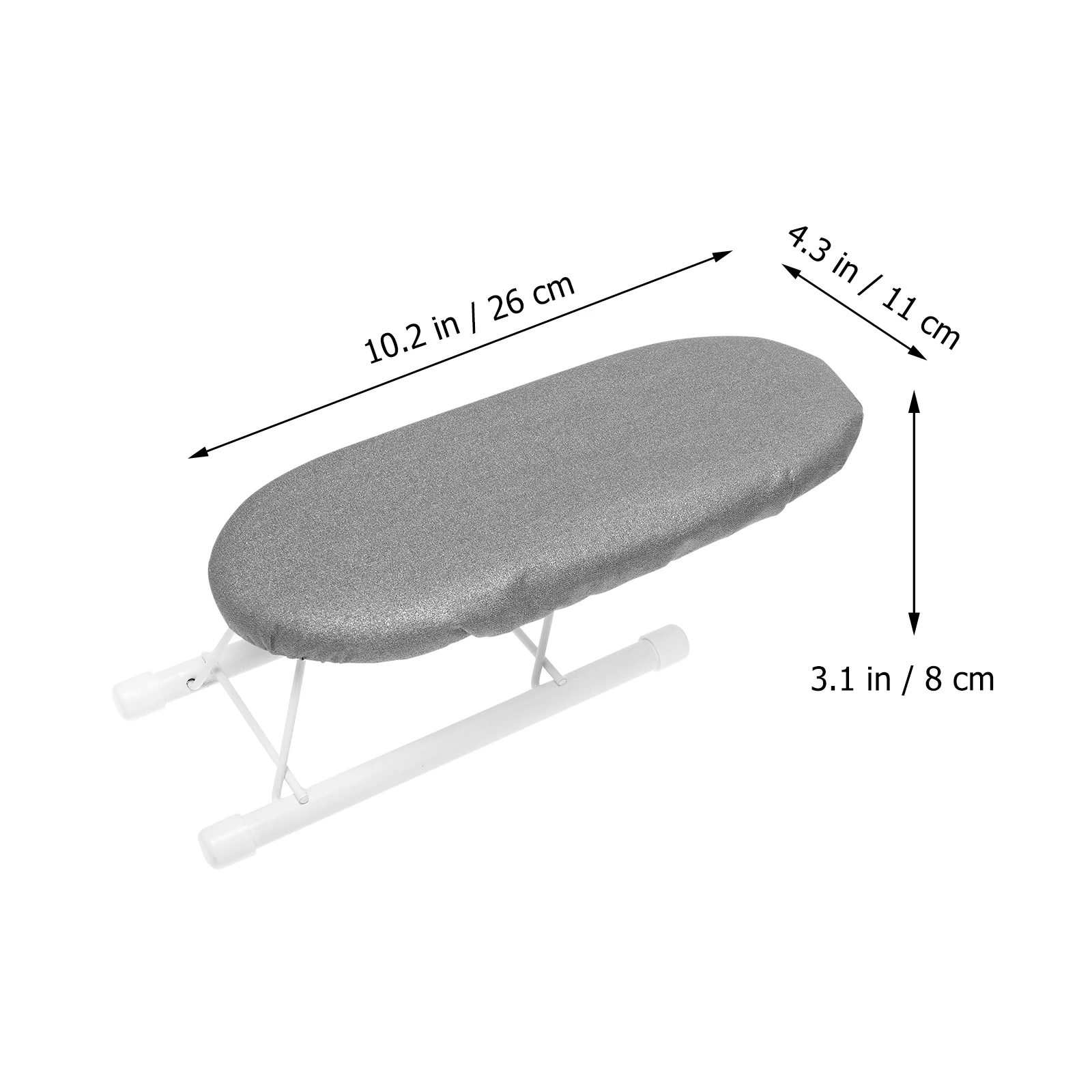 1 set Mini Ironing Board Set Compact Foldable Steel Frame Heat Insulation Pad Travel Laundry Practical Sleeve R om
1 set Mini Ironing Board Set Compact Foldable Steel Frame Heat Insulation Pad Travel Laundry Practical Sleeve R om