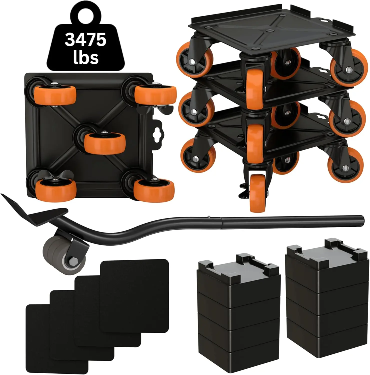 3475lbs Heavy Duty Furniture and Appliance Lifter Jack tool super strong movers rollers mobile pads Sliders with wheels dolly co
3475lbs Heavy Duty Furniture and Appliance Lifter Jack tool super strong movers rollers mobile pads Sliders with wheels dolly co